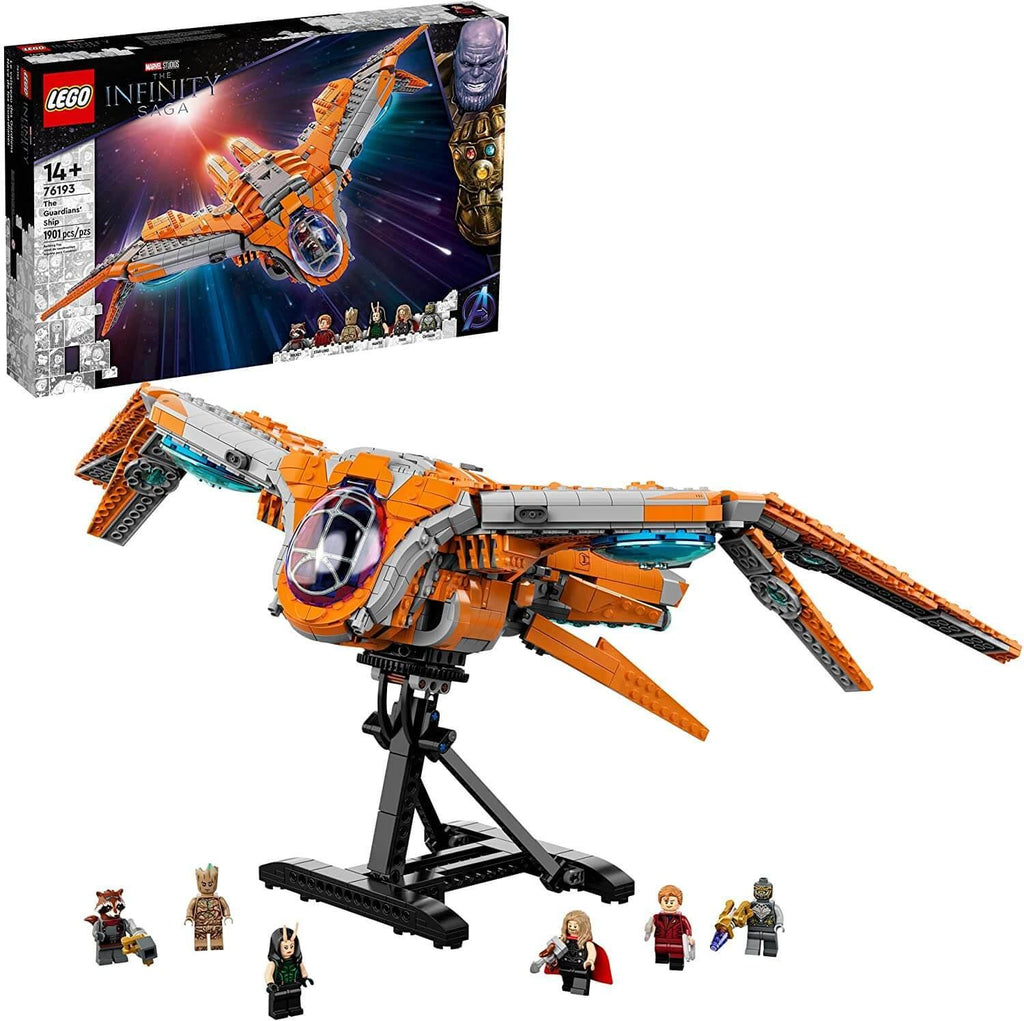 LEGO MARVEL 76193 Marvel The Guardians’ Ship Space Battleship Building Kit - TOYBOX Toy Shop