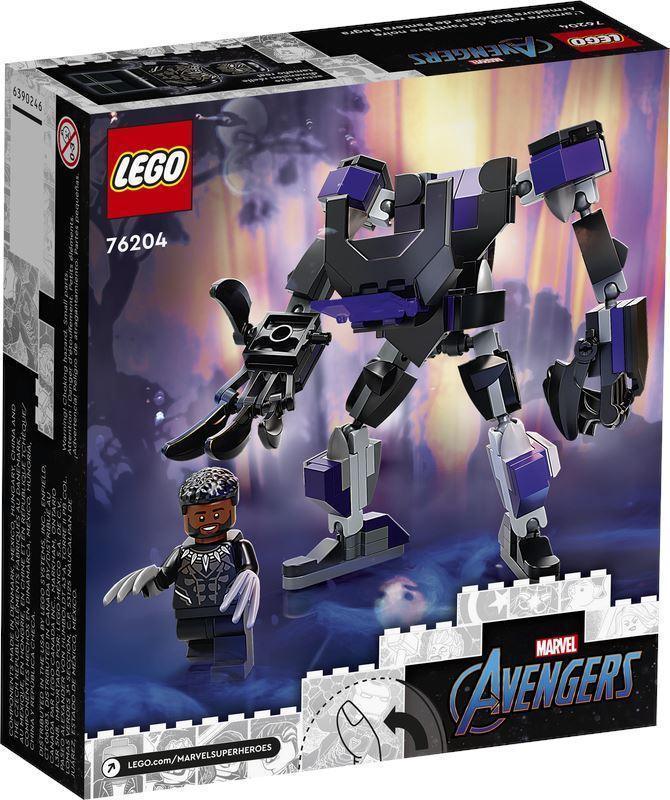 LEGO MARVEL 76204 Marvel Black Panther Mech Armour Figure Set - TOYBOX Toy Shop