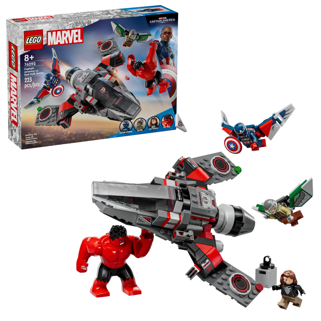 LEGO 76292 MARVEL Captain America vs. Red Hulk Battle - TOYBOX Toy Shop