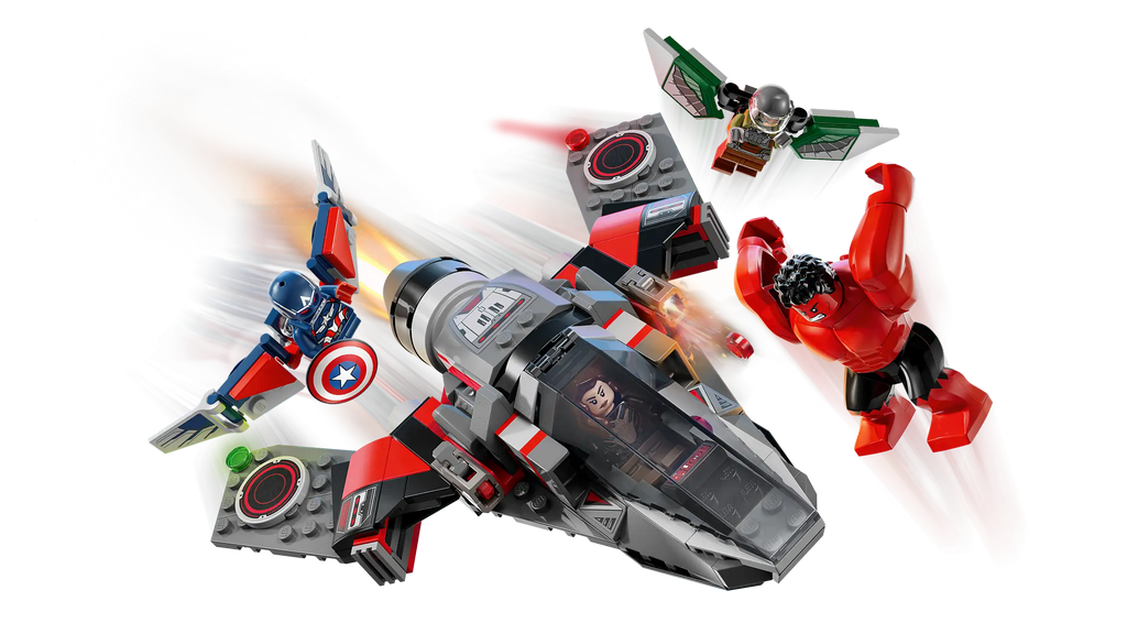 LEGO 76292 MARVEL Captain America vs. Red Hulk Battle - TOYBOX Toy Shop