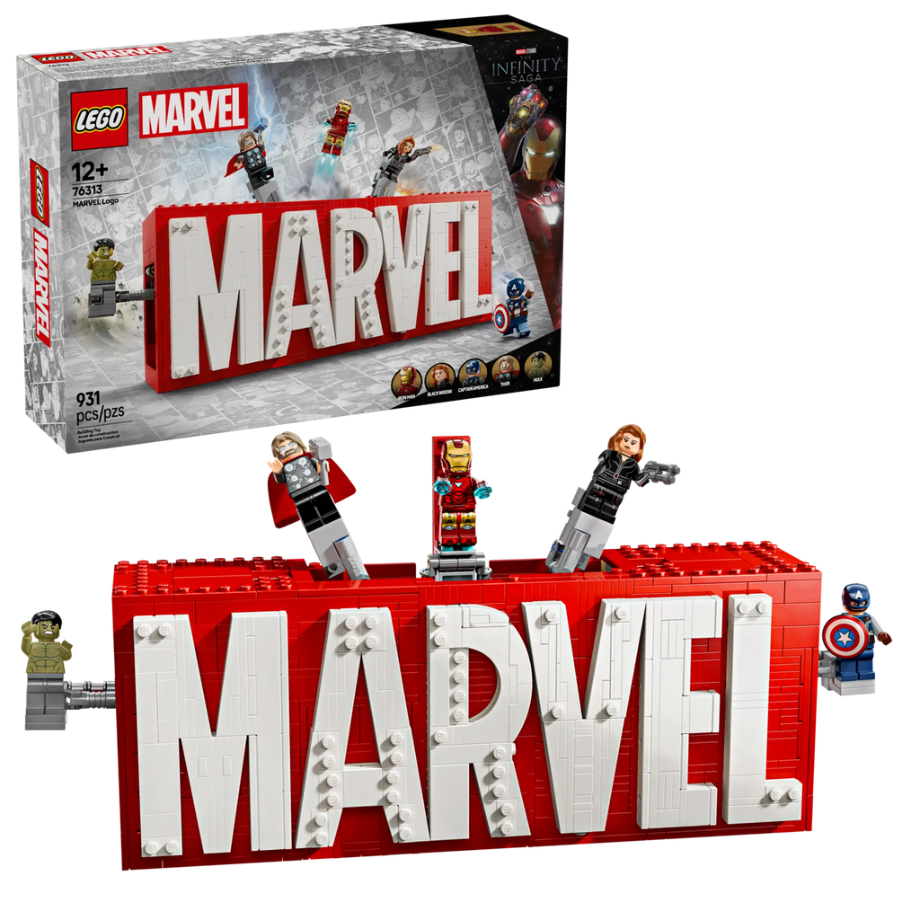 LEGO 76313 MARVEL Logo & Minifigures - TOYBOX Toy Shop