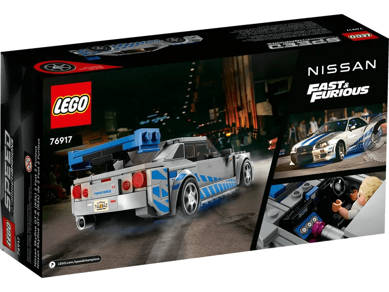 LEGO 76917 2 Fast 2 Furious Nissan Skyline GT-R (R34) - TOYBOX Toy Shop