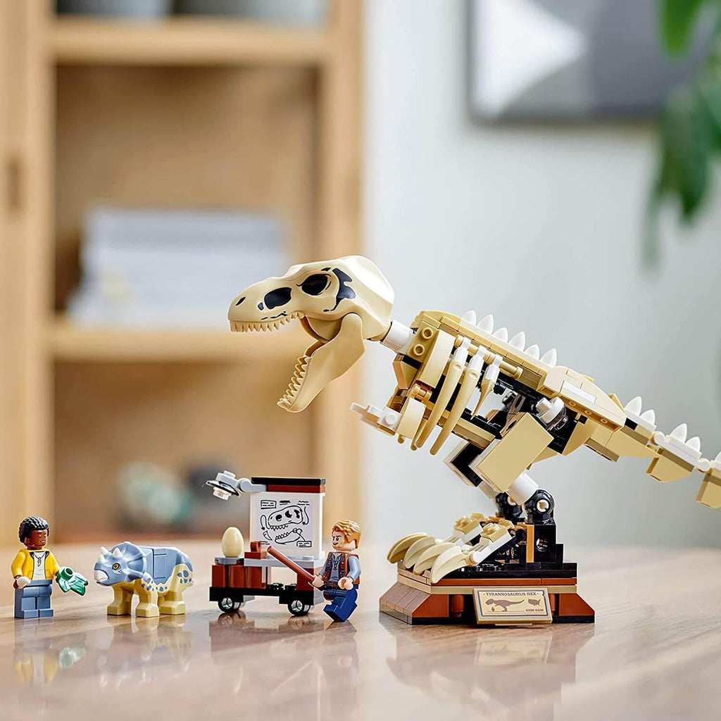 LEGO JURASSIC WORLD 76940 T. Rex Dinosaur Fossil Exhibition Building Kit - TOYBOX Toy Shop