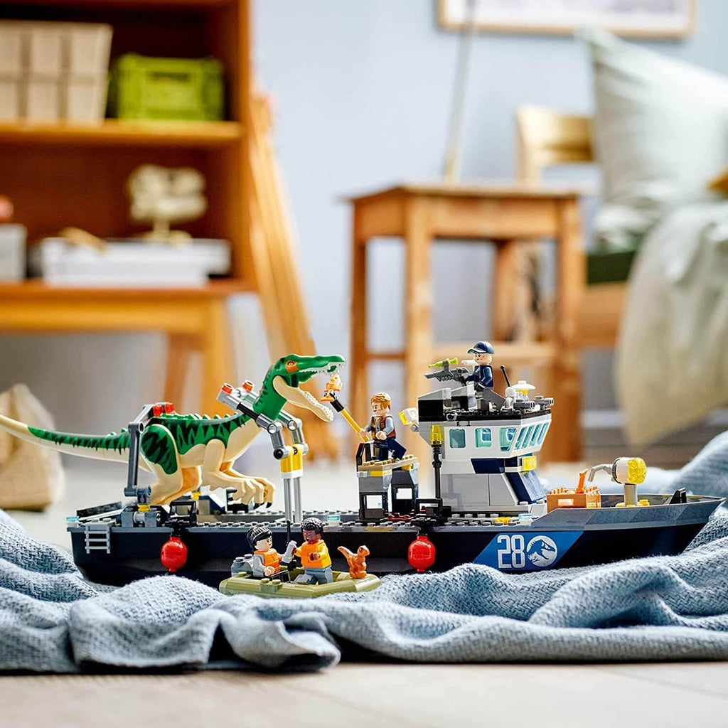 LEGO JURASSIC WORLD 76942 Baryonyx Dinosaur Boat Escape - TOYBOX Toy Shop