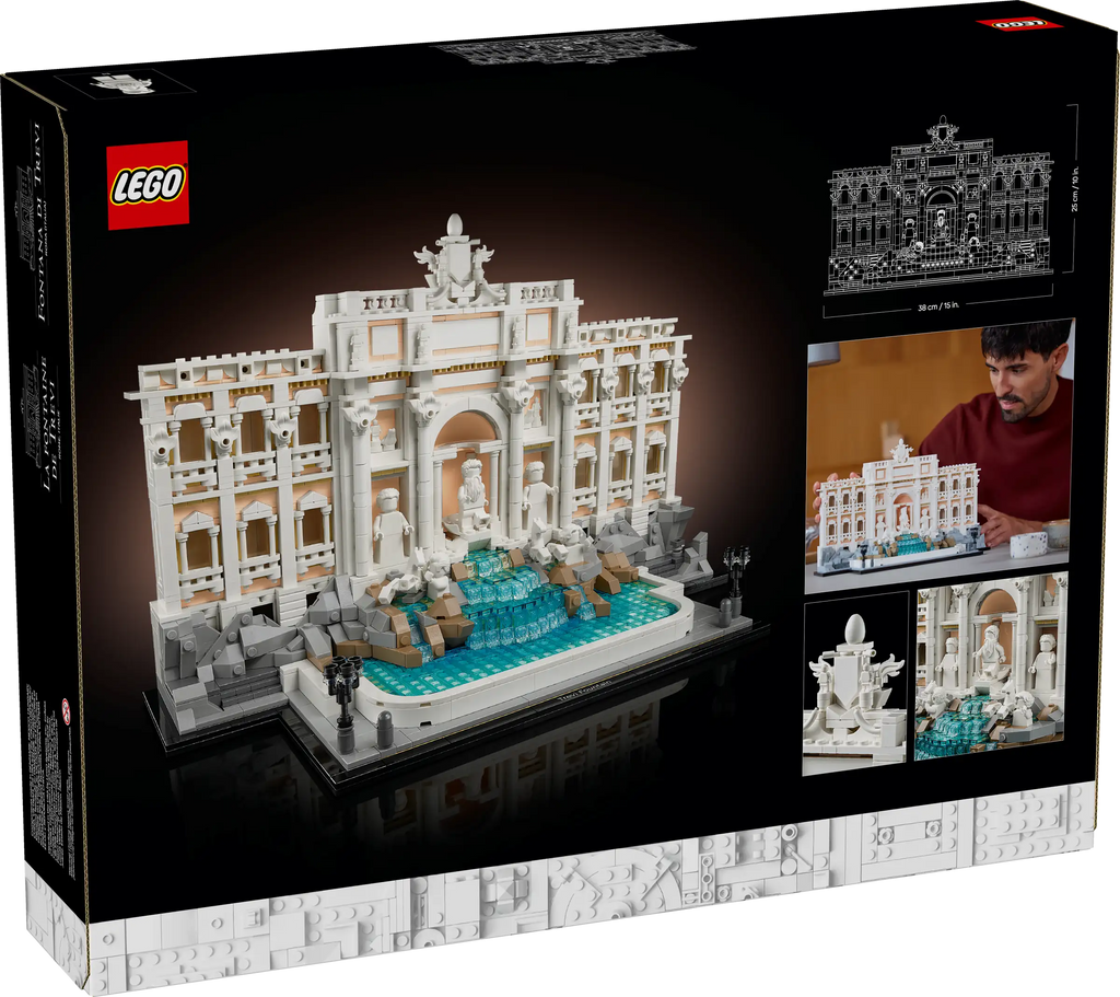 LEGO ARCHITECTURE 21062 Trevi Fountain for Adults - TOYBOX Toy Shop