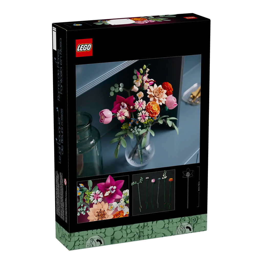 LEGO BOTANICALS 10342 Pretty Pink Flower Bouquet - TOYBOX Toy Shop