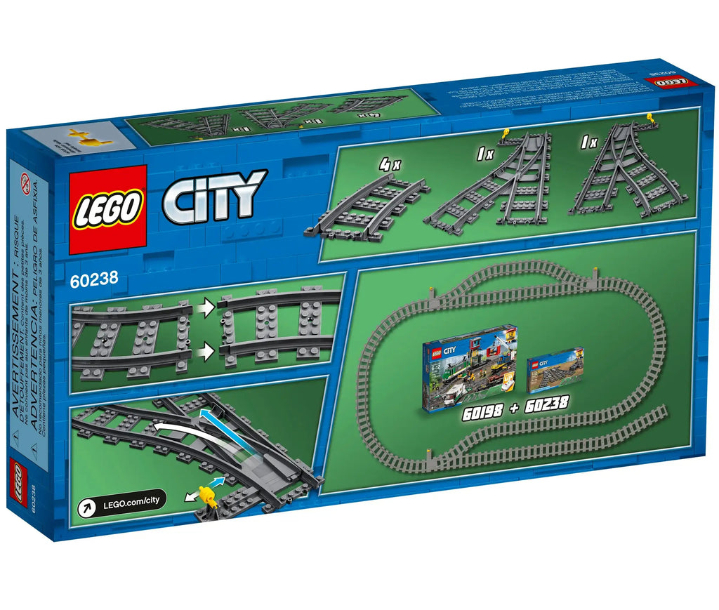 LEGO CITY 60238 Switch Tracks Building Kit - TOYBOX Toy Shop