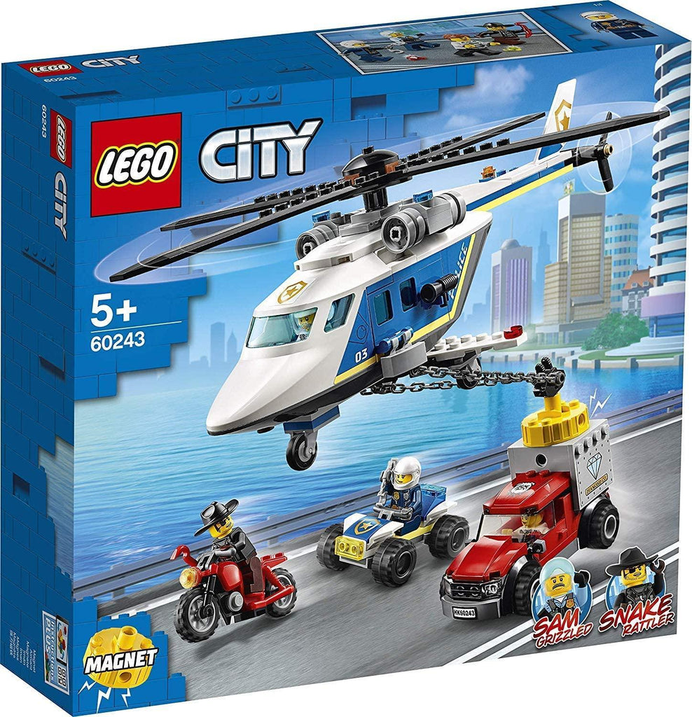 LEGO CITY 60243 Police Helicopter Chase - TOYBOX Toy Shop