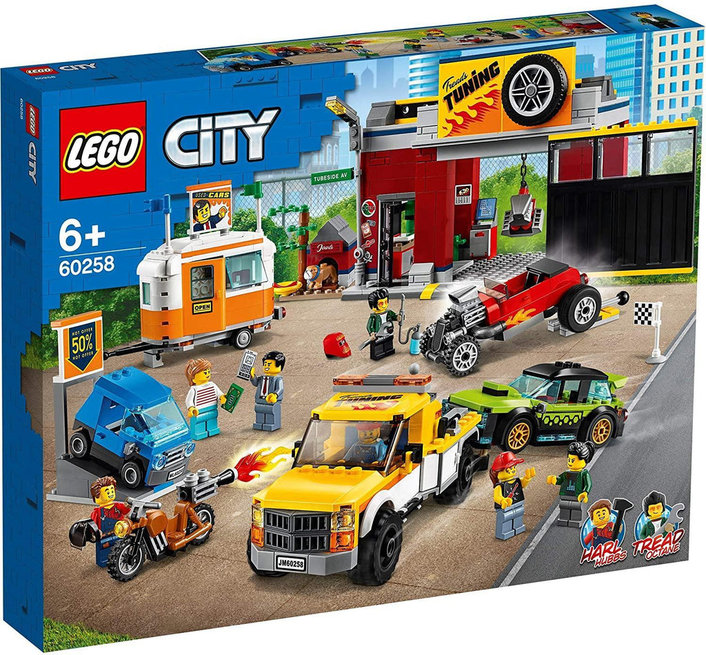 LEGO CITY 60258 Nitro Wheels Tuning Workshop Building Set - TOYBOX Toy Shop