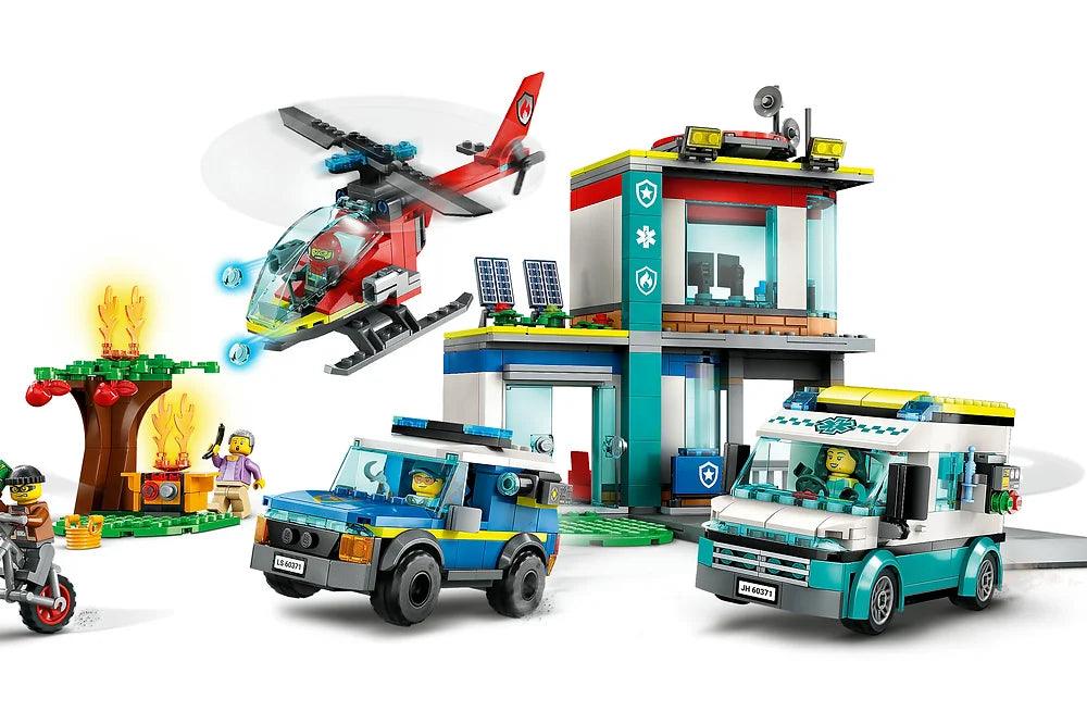 LEGO CITY 60371 Emergency Vehicles HQ - TOYBOX Toy Shop