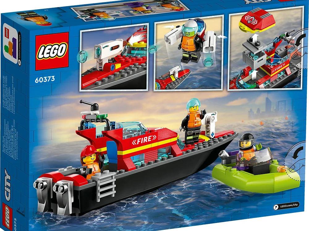 LEGO CITY 60373 Fire Rescue Boat - TOYBOX Toy Shop