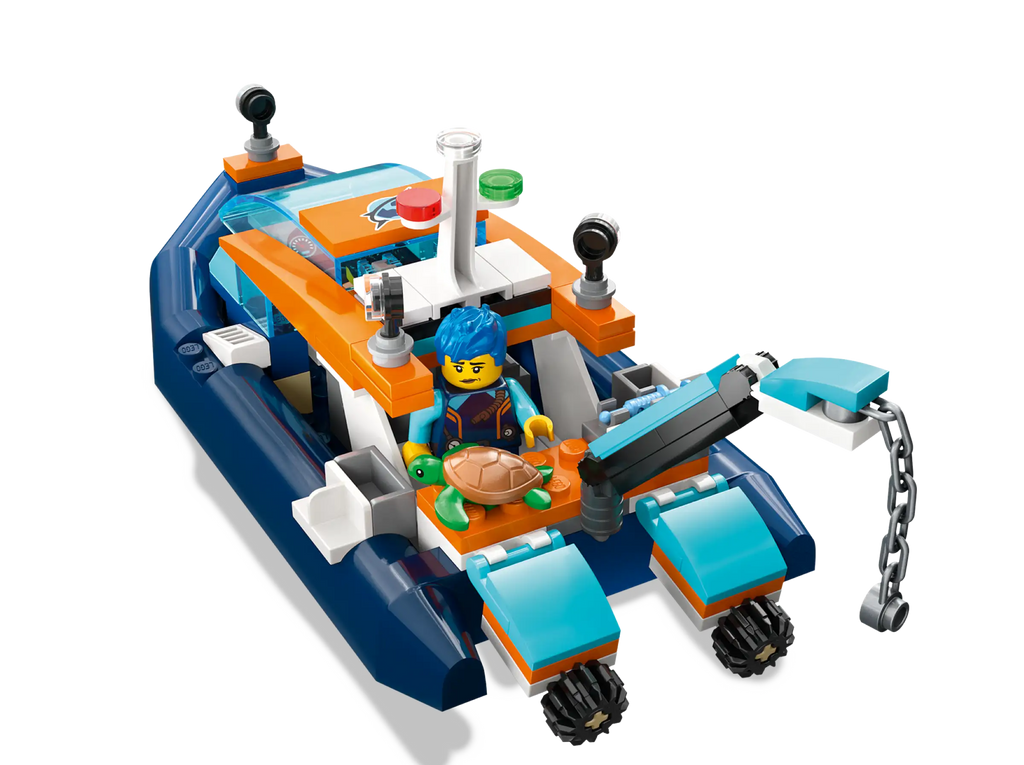 LEGO CITY 60377 Explorer Diving Boat - TOYBOX Toy Shop