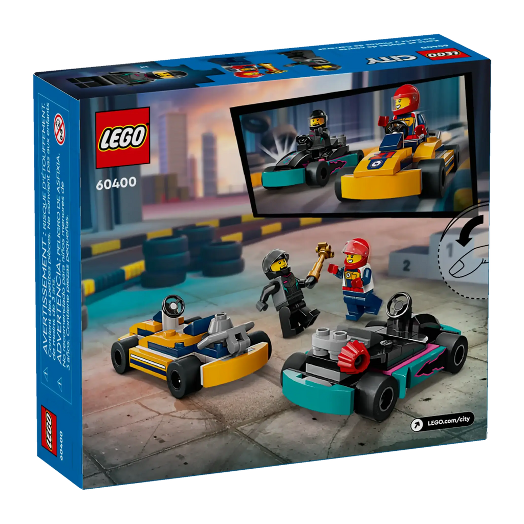 LEGO CITY 60400 Go-Karts and Race Drivers - TOYBOX Toy Shop