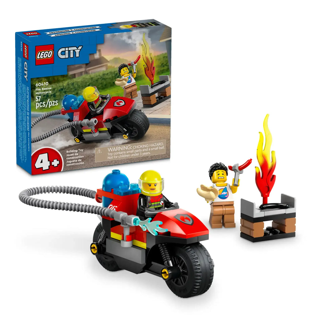 LEGO CITY 60410 Fire Rescue Motorcycle - TOYBOX Toy Shop