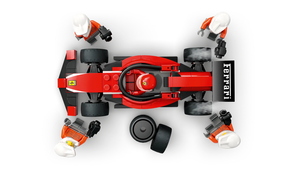 LEGO CITY 60443 F1® Pit Stop & Pit Crew with Ferrari Car - TOYBOX Toy Shop