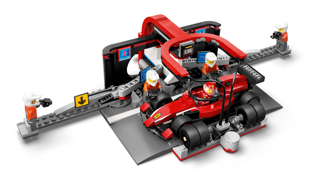 LEGO CITY 60443 F1® Pit Stop & Pit Crew with Ferrari Car - TOYBOX Toy Shop