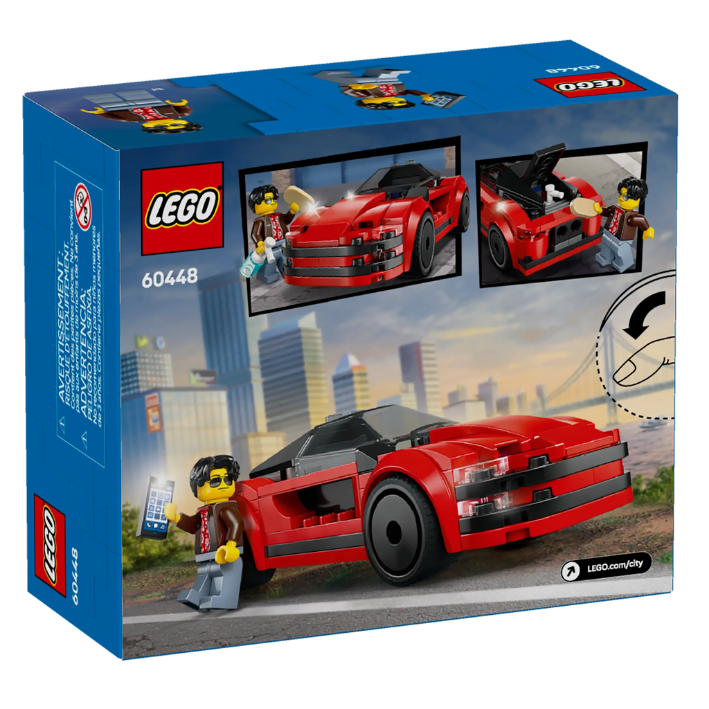 LEGO CITY 60448 Red Sports Car - TOYBOX Toy Shop