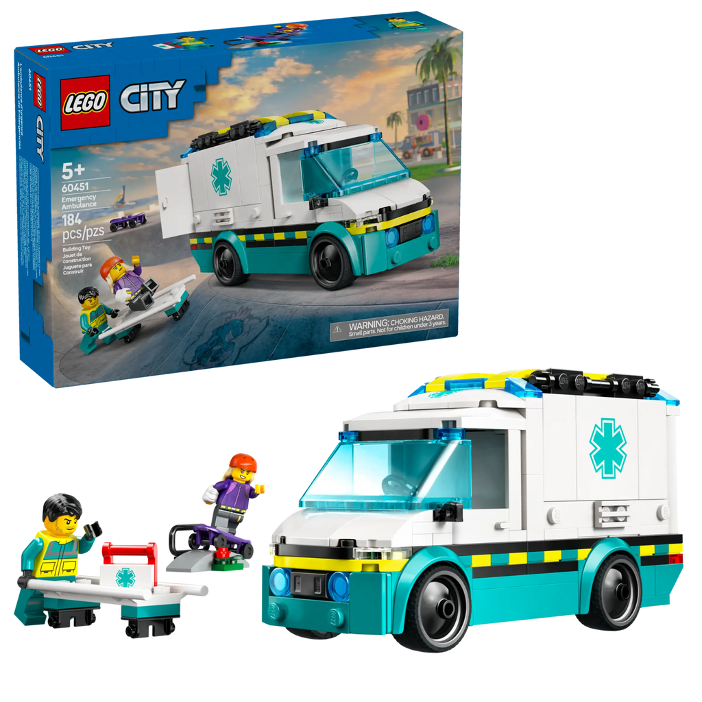 LEGO CITY 60451 Emergency Ambulance - TOYBOX Toy Shop