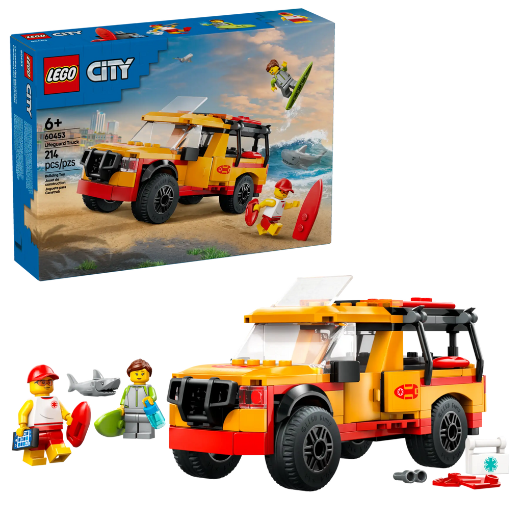 LEGO CITY 60453 Lifeguard Beach Rescue Truck - TOYBOX Toy Shop