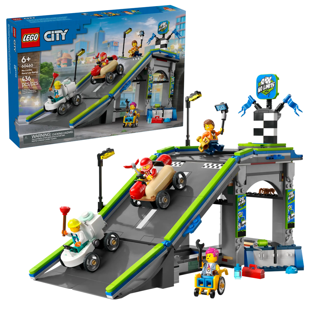 LEGO CITY 60460 No Limits: Race Car Ramp Track - TOYBOX Toy Shop