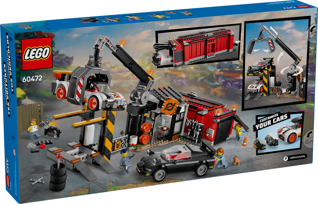 LEGO CITY 60472 Scrapyard with Cars Playset - TOYBOX Toy Shop