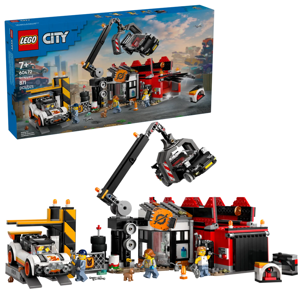 LEGO CITY 60472 Scrapyard with Cars Playset - TOYBOX Toy Shop