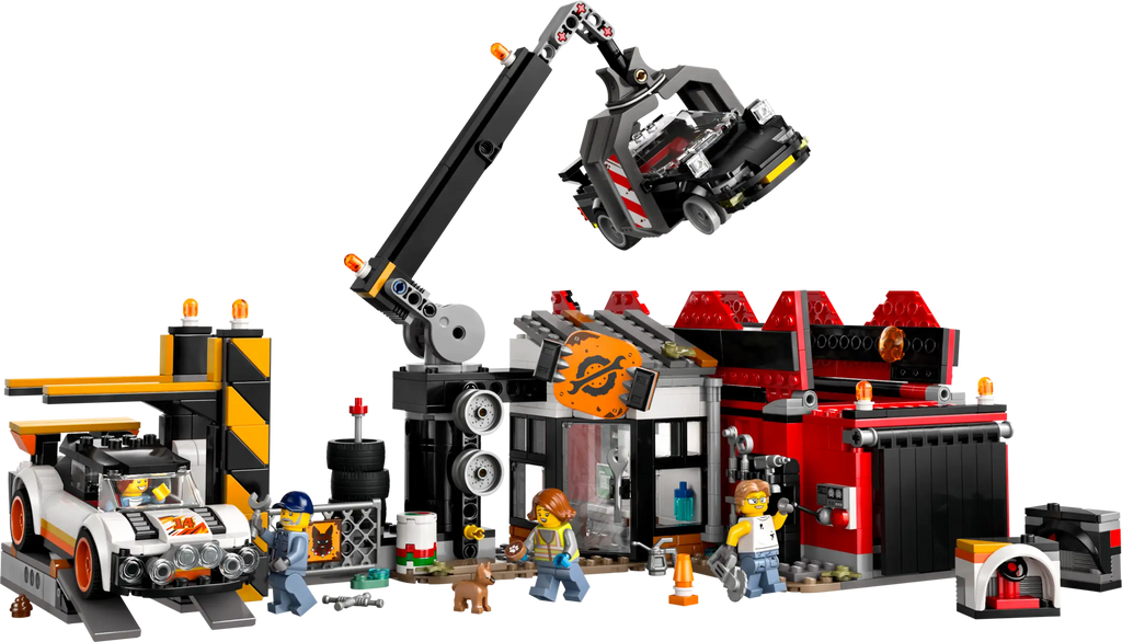 LEGO CITY 60472 Scrapyard with Cars Playset - TOYBOX Toy Shop