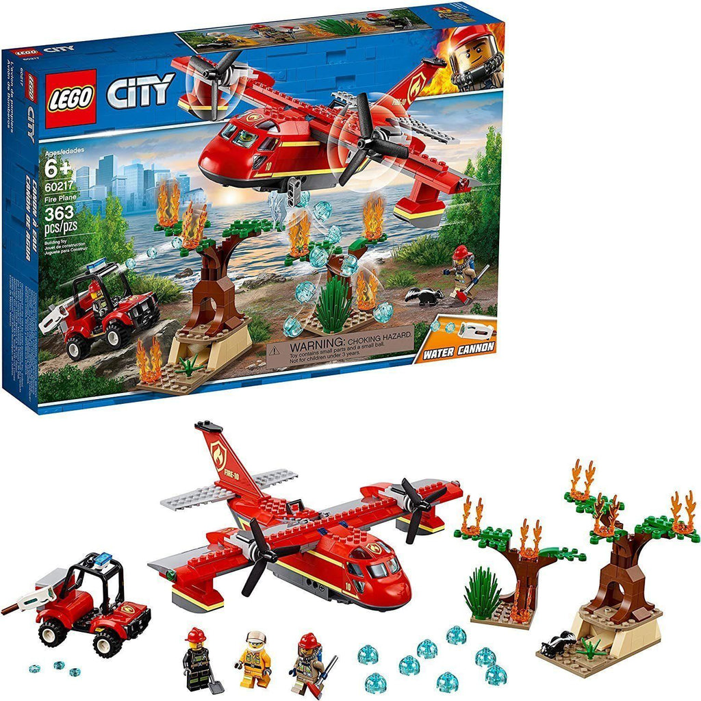 LEGO CITY Fire Plane 60217 Building Kit - TOYBOX Toy Shop