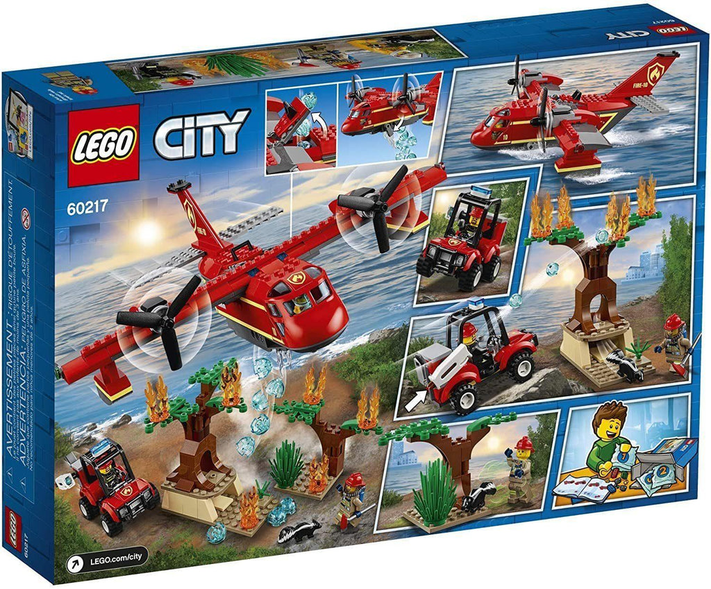 LEGO CITY Fire Plane 60217 Building Kit - TOYBOX Toy Shop