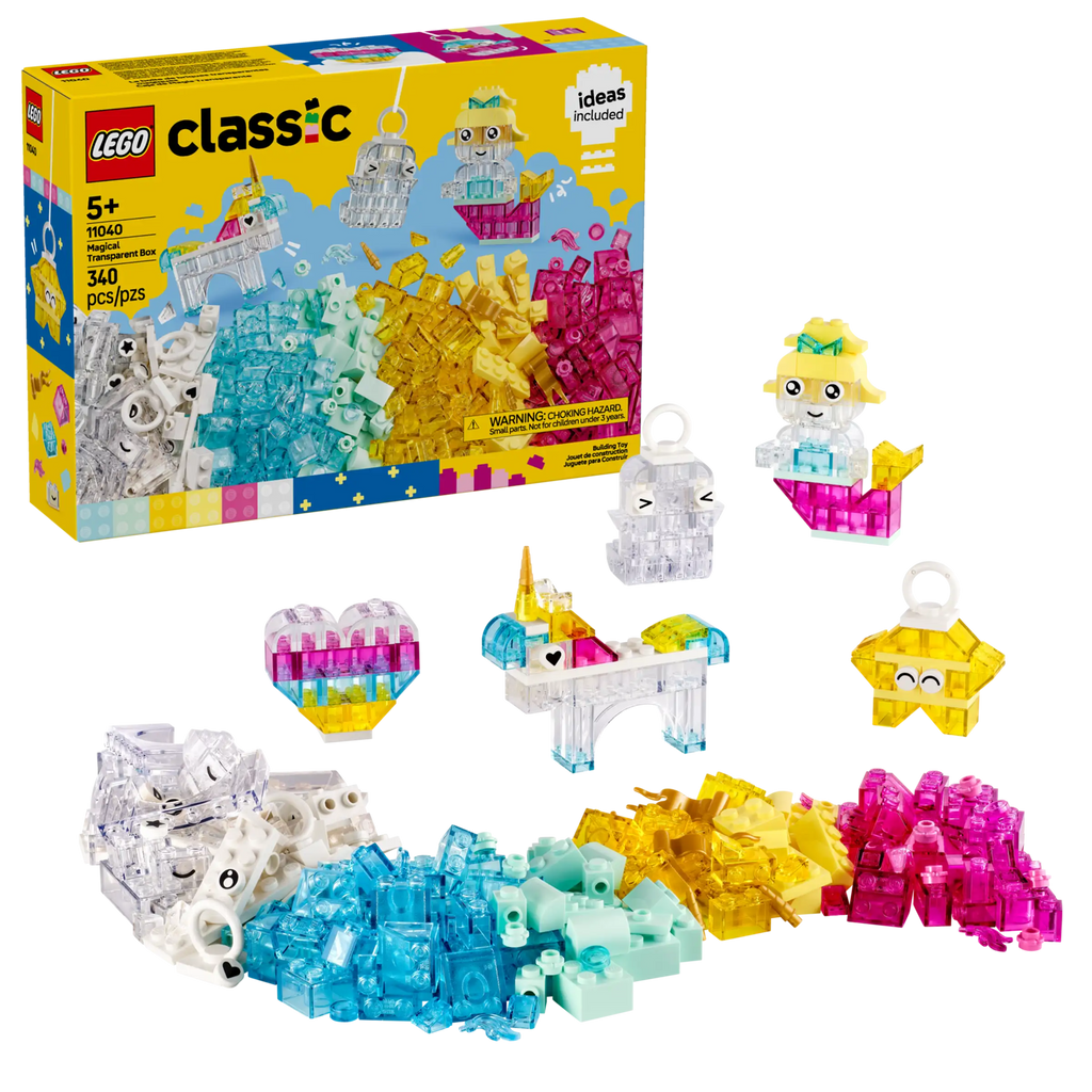 LEGO CLASSIC 11040 Magical Transparent Box - TOYBOX Toy Shop