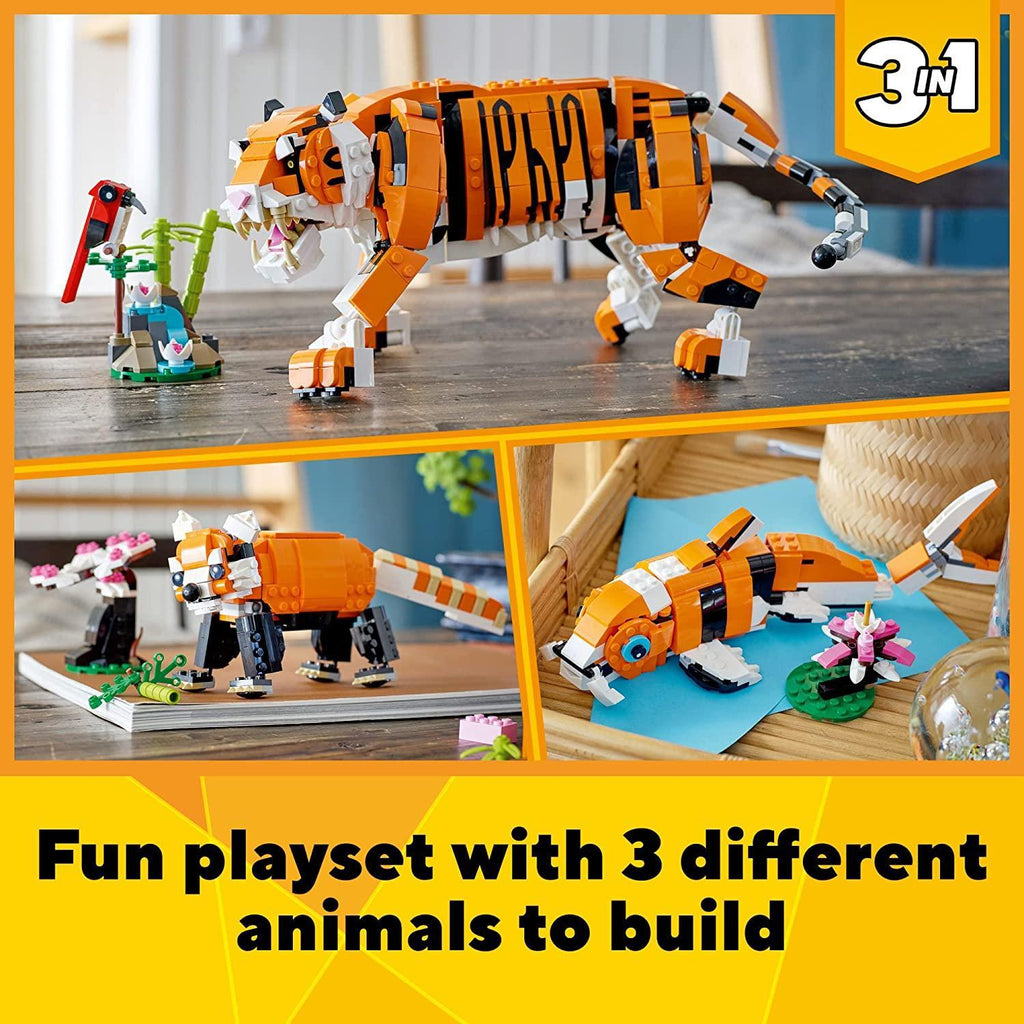 LEGO CREATOR 3in1 31129 Majestic Tiger - TOYBOX Toy Shop