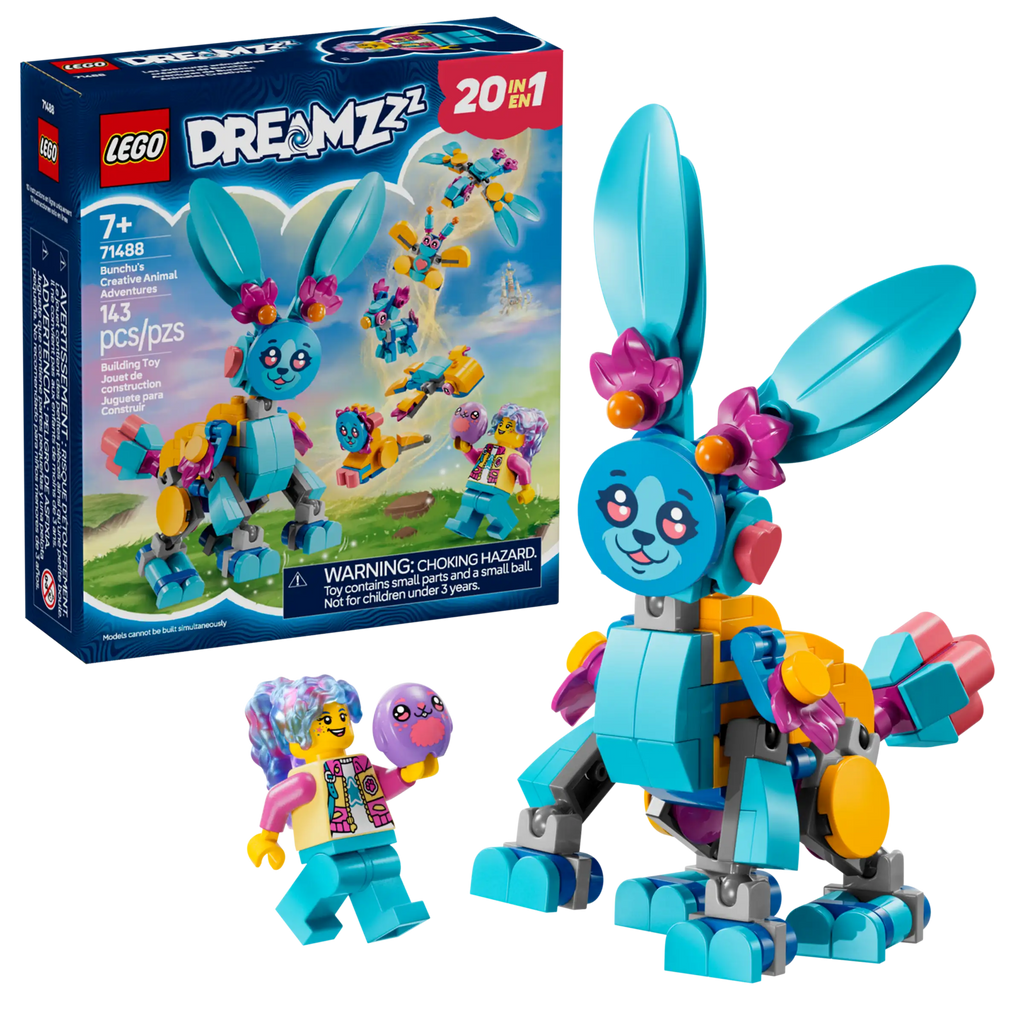 LEGO DREAMZZZ 71488 Bunchu's Creative Animal Adventures - TOYBOX Toy Shop