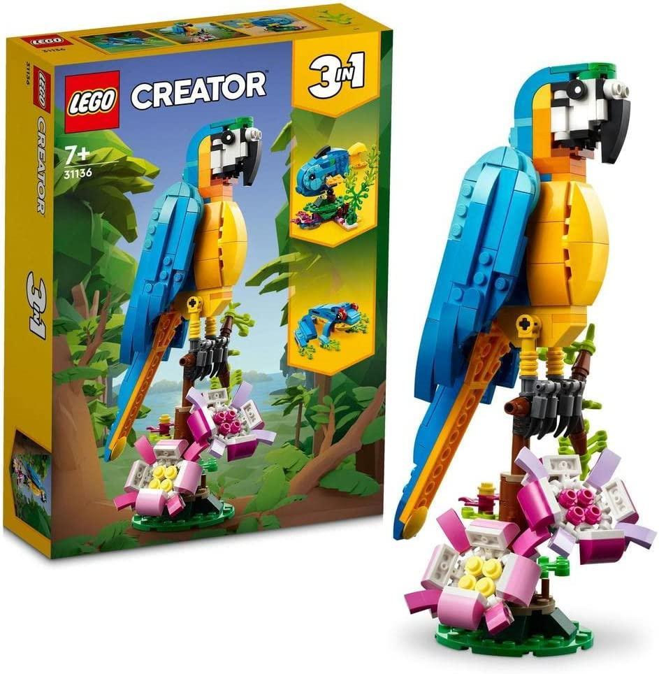 LEGO CREATOR 3in1 Exotic Parrot 31136 - TOYBOX Toy Shop