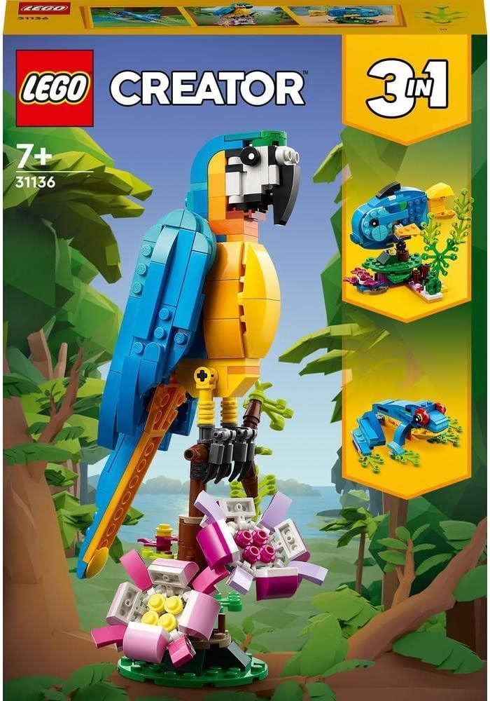 LEGO CREATOR 3in1 Exotic Parrot 31136 - TOYBOX Toy Shop