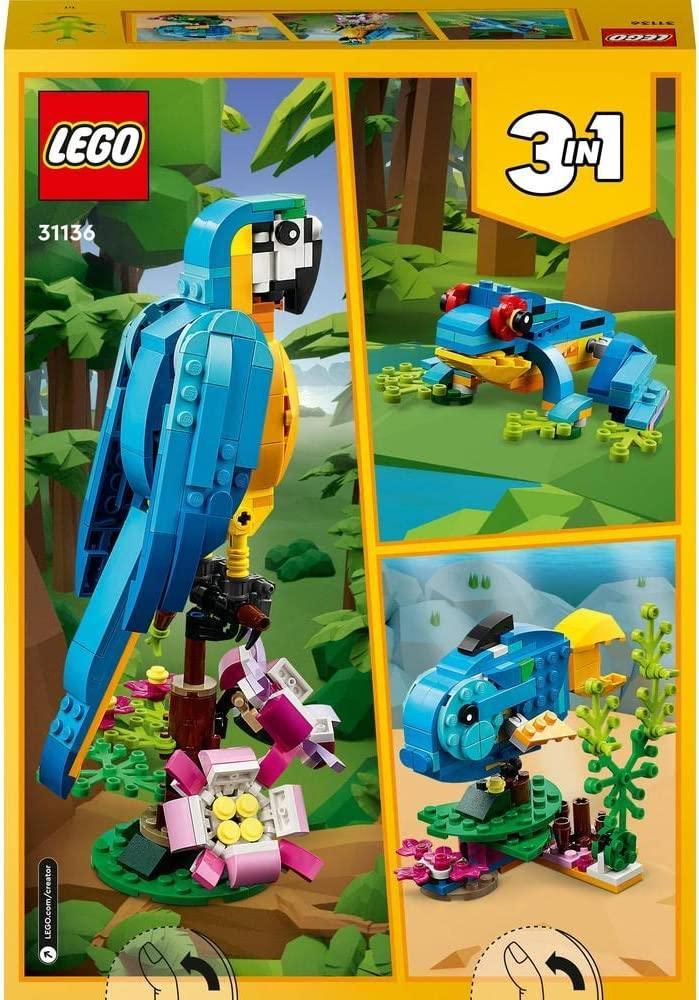 LEGO CREATOR 3in1 Exotic Parrot 31136 - TOYBOX Toy Shop