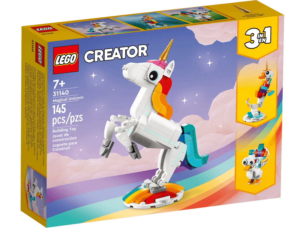 LEGO CREATOR 3in1 Magical Unicorn 31140 - TOYBOX Toy Shop