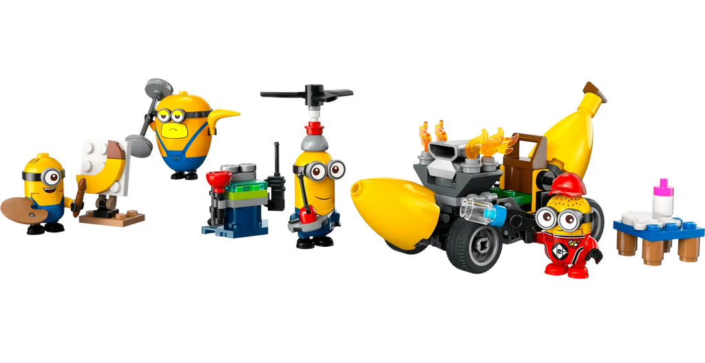 LEGO DESPICABLE ME 75580 Minions and Banana Car - TOYBOX Toy Shop