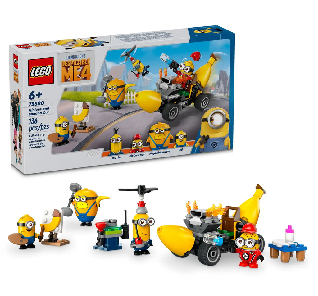 LEGO DESPICABLE ME 75580 Minions and Banana Car - TOYBOX Toy Shop