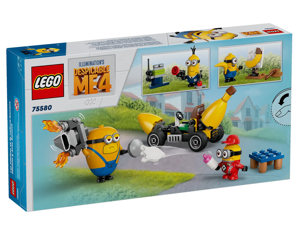 LEGO DESPICABLE ME 75580 Minions and Banana Car - TOYBOX Toy Shop