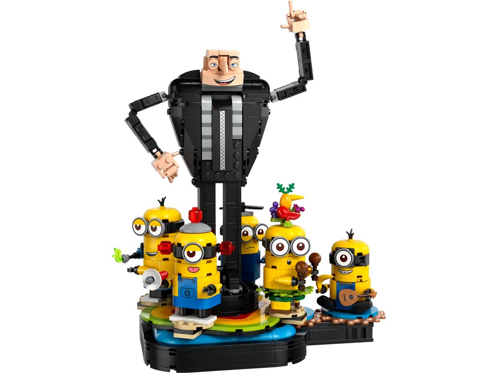 LEGO DESPICABLE ME 75582 Brick-Built Gru and Minions - TOYBOX Toy Shop