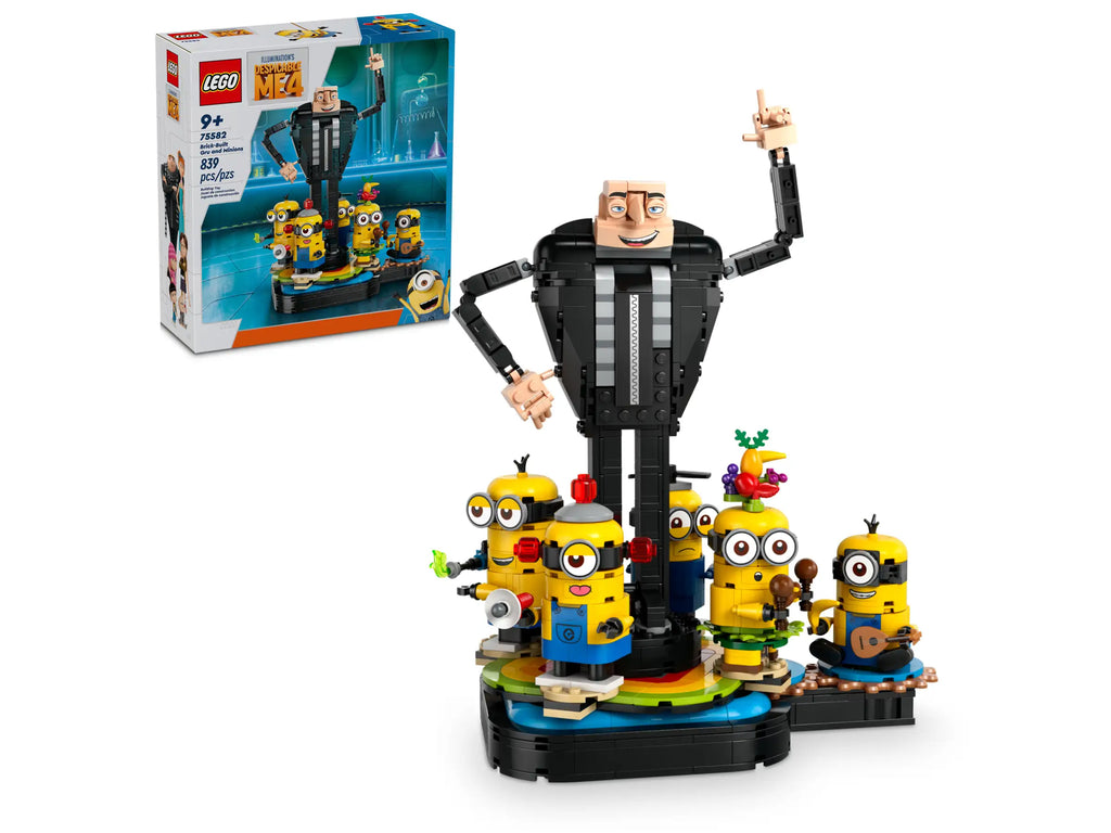 LEGO DESPICABLE ME 75582 Brick-Built Gru and Minions - TOYBOX Toy Shop