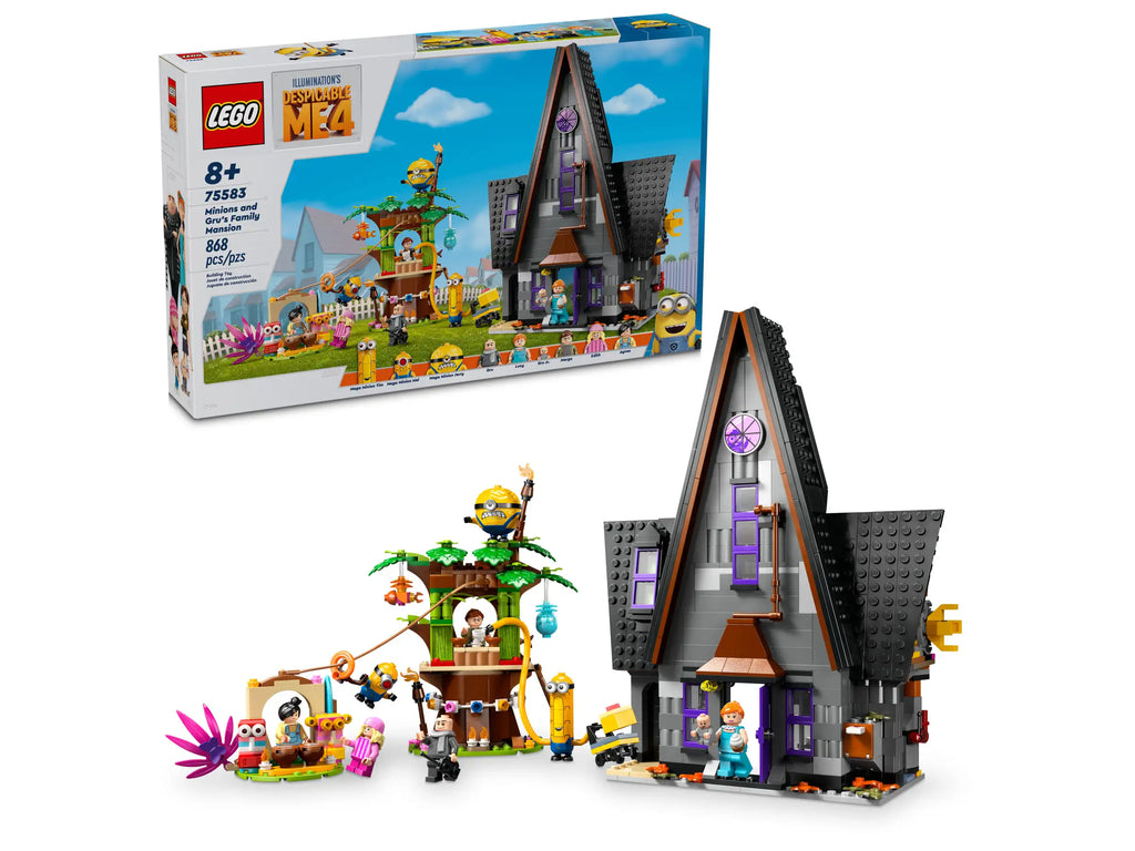 LEGO DESPICABLE ME 75583 Minions and Gru's Family Mansion - TOYBOX Toy Shop