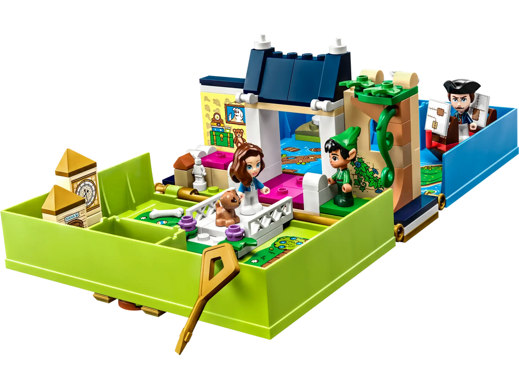 LEGO DISNEY 43220 Classic Peter Pan & Wendy's Storybook Adventure - TOYBOX Toy Shop