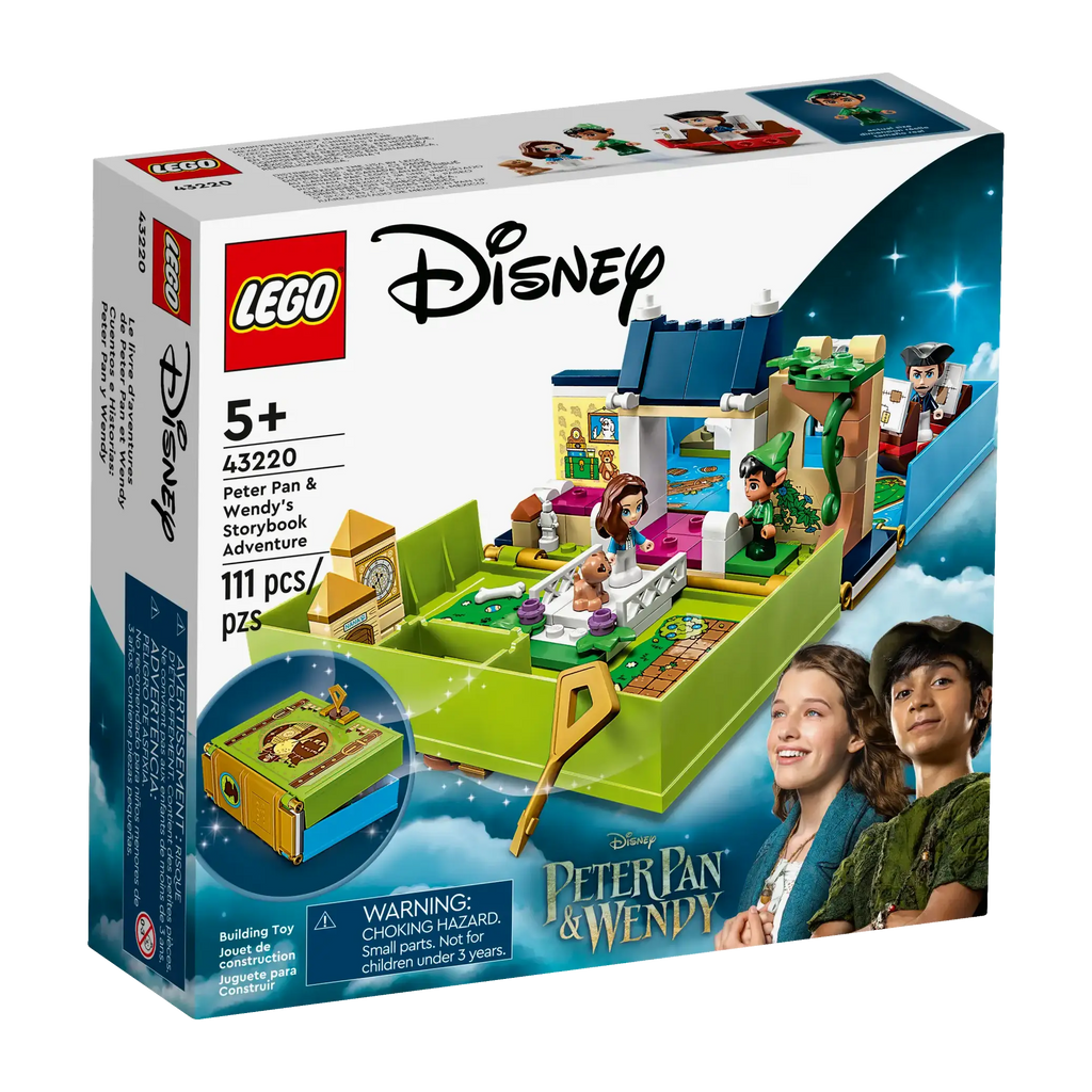 LEGO DISNEY 43220 Classic Peter Pan & Wendy's Storybook Adventure - TOYBOX Toy Shop