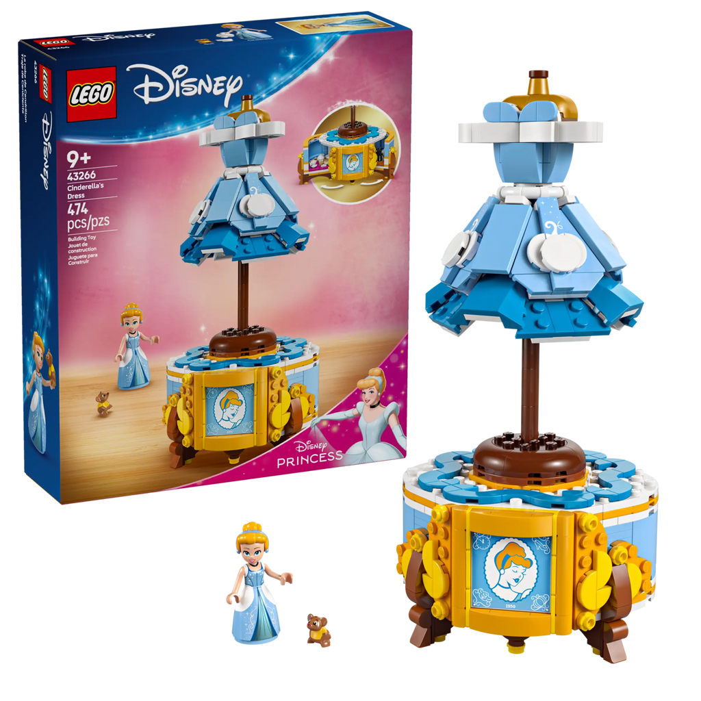 LEGO DISNEY 43266 Cinderella's Dress - TOYBOX Toy Shop