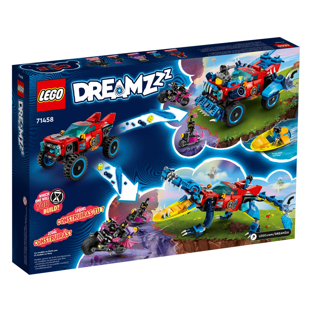 LEGO DREAMZZZ 71458 Crocodile Car - TOYBOX Toy Shop