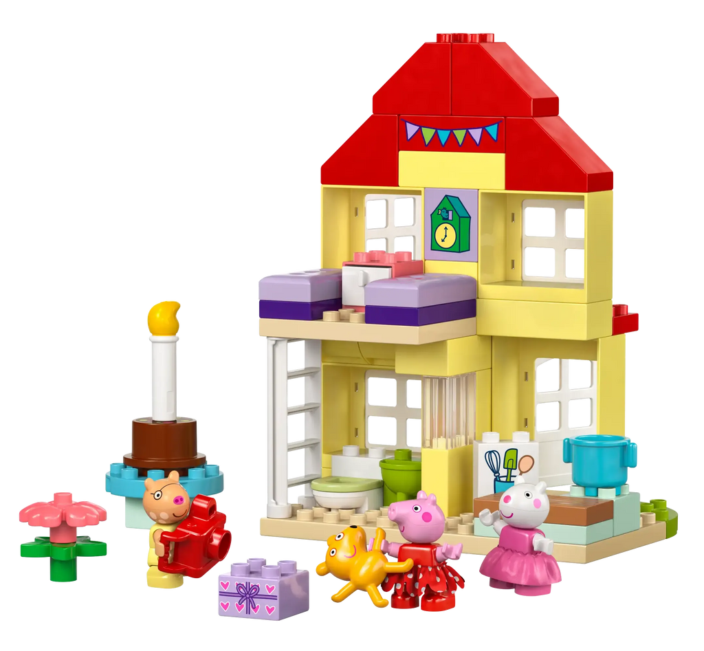 LEGO DUPLO 10433 Peppa Pig Birthday House Playset - TOYBOX Toy Shop