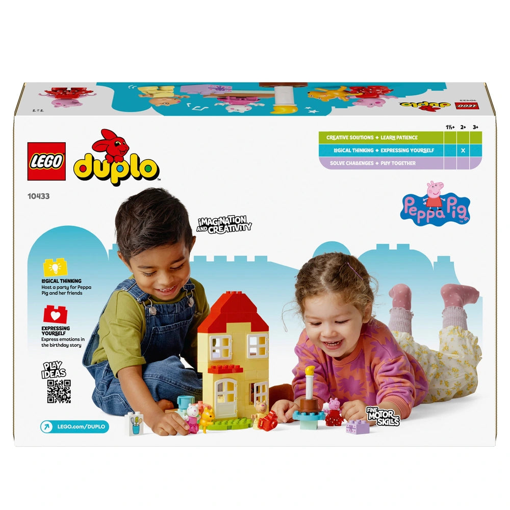 LEGO DUPLO 10433 Peppa Pig Birthday House Playset - TOYBOX Toy Shop