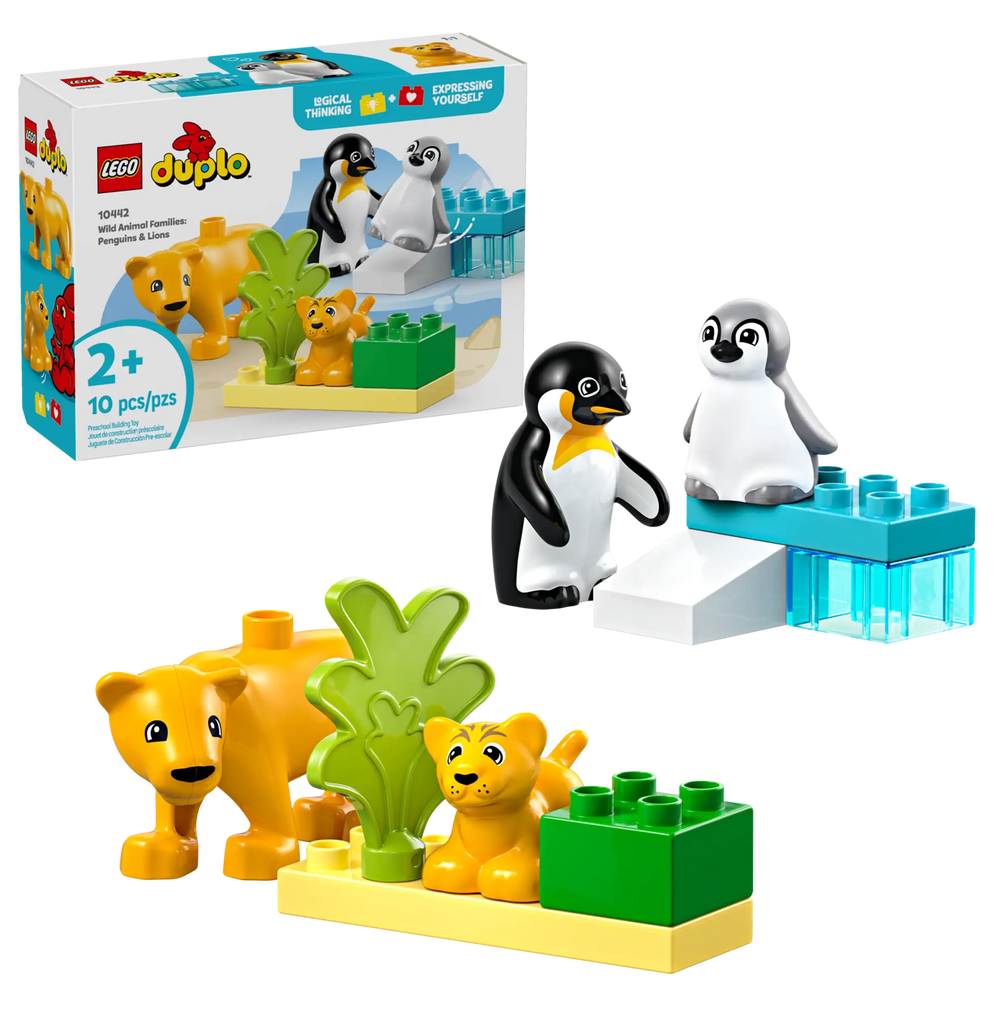 LEGO DUPLO 10442 Wild Animal Families: Penguins & Lions - TOYBOX Toy Shop