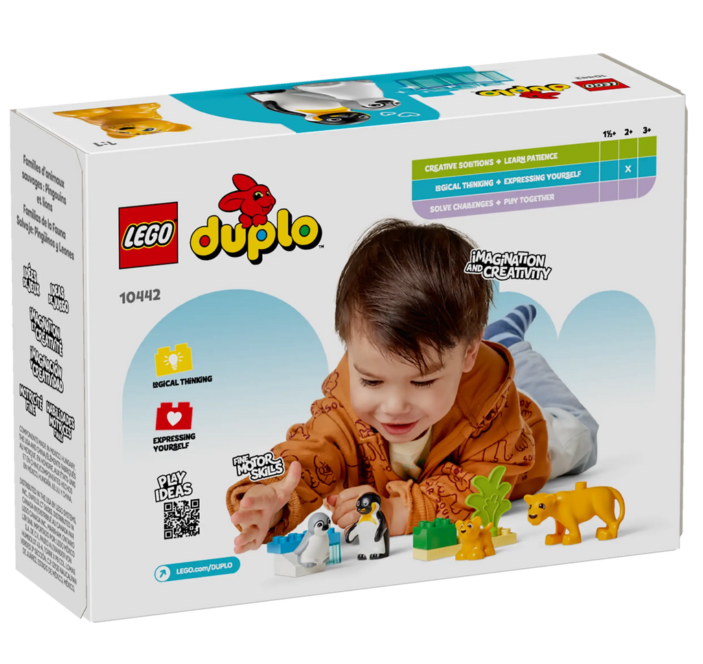 LEGO DUPLO 10442 Wild Animal Families: Penguins & Lions - TOYBOX Toy Shop